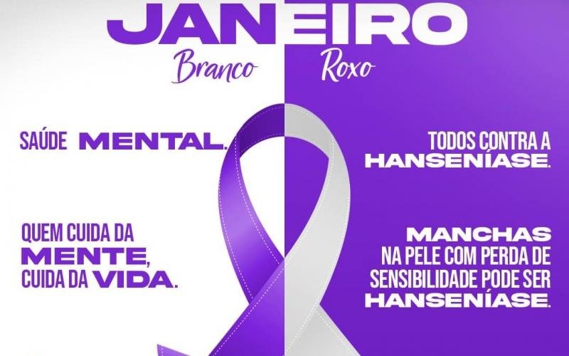 Secretaria Municipal de Saúde inicia a campanha Janeiro Roxo e Branco em Rolim de Moura
