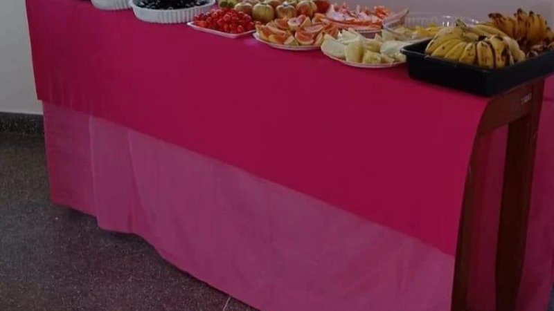 Foto 1 da matéria: Agentes Comunitários de Saúde da Unidade do Centro Norte realiza palestra sobre alimentação saudável em Rolim de Moura