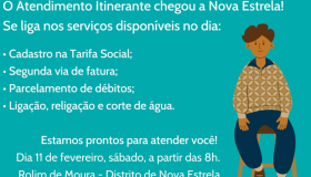 Águas de Rolim de Moura realiza atendimento itinerante