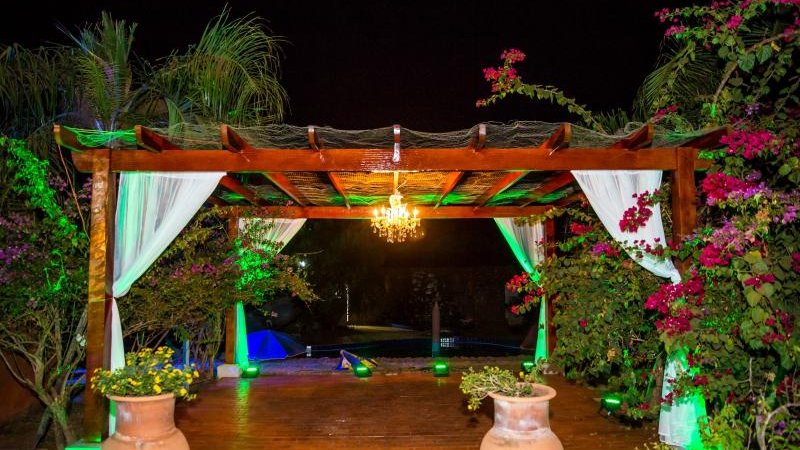 Foto 1 da matéria: Evento na AABB - confira decoração de casamento