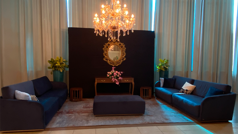 Foto 13 da matéria: DECORAÇÃO DE CASAMENTO NA AABB