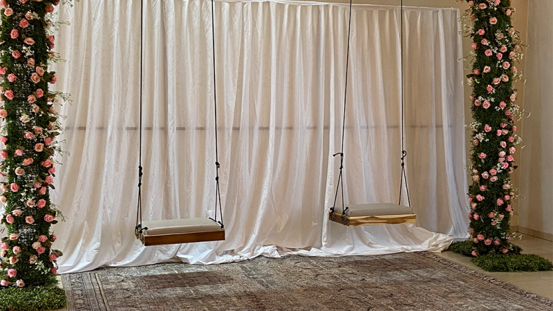 Foto 25 da matéria: DECORAÇÃO DE CASAMENTO NA AABB