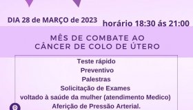 Mês da Mulher: Secretaria Municipal de Saúde realizará campanha do Março...