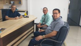 Prefeito Aldo Júlio visita o Pastor Maxuel Kaiser, Presidente da Igreja...