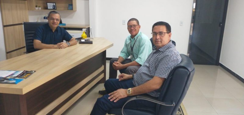 Prefeito Aldo Júlio visita o Pastor Maxuel Kaiser, Presidente da Igreja Assembleia de Deus