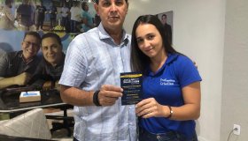 Prefeito recebe representante da Unidade Meu Dever de Casa e parabeniza...