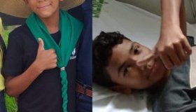 Adolescentes 12 e 14 anos ajudaram salvar os alunos na hora do incêndio em...