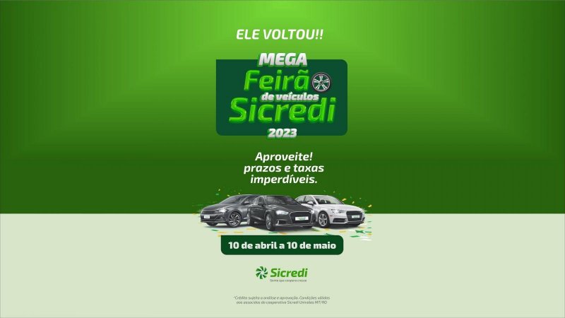 Quer trocar de veículo em 2023? Veja 5 motivos para comprar seu carro novo no Mega Feirão de Veículos Sicredi.