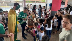Sanerom apresenta ciclo de palestras nas escolas sobre coleta seletiva de lixo...