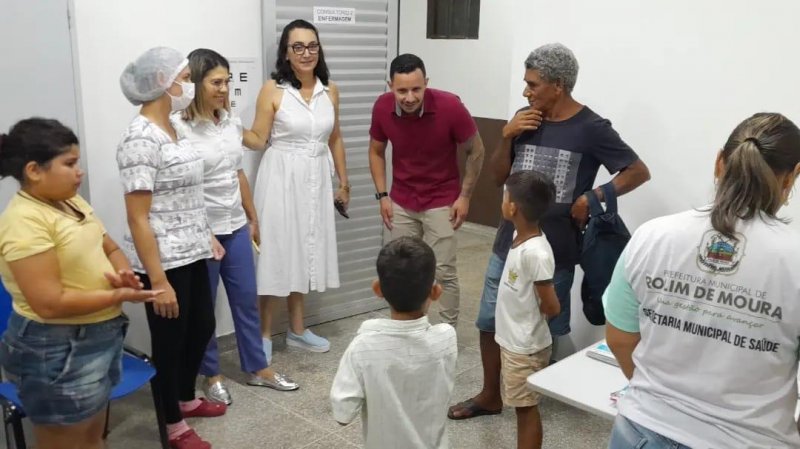 Dia D vacinação foi um sucesso no Distrito Nova Estrela, pertencente ao município de Rolim de Moura