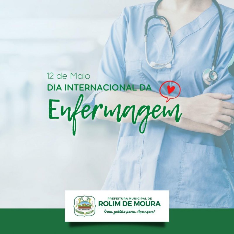 Homenagem aos profissionais da saúde no dia da Enfermagem, reconhecimento a excelência dos trabalhos e empenho dos profissionais em Rolim de Moura