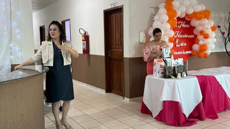 Foto 4 da matéria: No ‘Dia da Luta Antimanicomial’, Caps de Rolim de Moura realiza ações de conscientização sobre saúde mental.