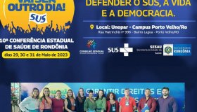 Conselho Municipal de Saúde e SEMUSA de Rolim de Moura participam da 10ª...