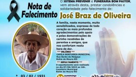 Nota de falecimento: José Braz de Oliveira