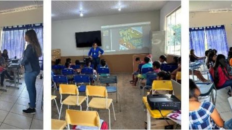 Foto 2 da matéria: Comarca de Alta Floresta d'Oeste cumpre ciclo de palestras da campanha Maio Laranja