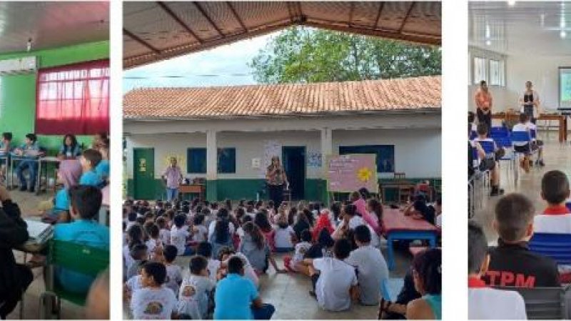 Foto 1 da matéria: Comarca de Alta Floresta d'Oeste cumpre ciclo de palestras da campanha Maio Laranja