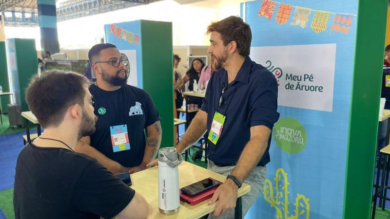 Foto 2 da matéria: Inovação na Amazônia: Startup 'Meu Pé de Árvore' participa do NEON Sebrae 2023 em São Luís