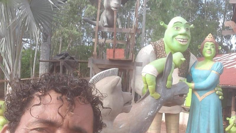 Foto 6 da matéria: Morre aos 47 anos o escultor Messias Alves em Rolim de Moura