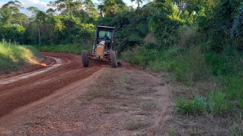 Foto 1 da matéria: SEMOSP conclui patrolamento da linha 164 lado norte