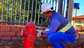 Águas de Rolim de Moura instala hidrante no Distrito Nova Estrela, em apoio...