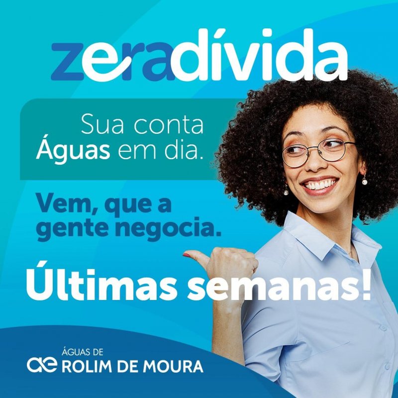 Campanha de negociação de débitos tem descontos de até 80% na fatura de água