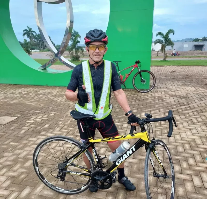 Placidino Ribeiro morreu durante passeio ciclisto em RO — Foto: Reprodução/Instagram