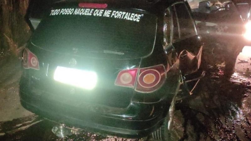 Foto 2 da matéria: Trágica colisão frontal deixa dois mortos na BR-364, entre Cacoal e Pimenta Bueno