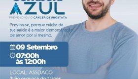 Comboni Azul - Setembro tem campanha de prevenção ao câncer de próstata na...