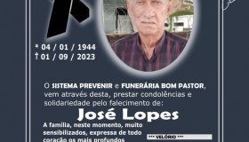 Nota de Falecimento: José Lopes