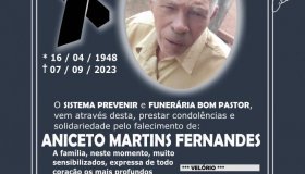 Nota de Falecimento: Aniceto Martins Fernandes