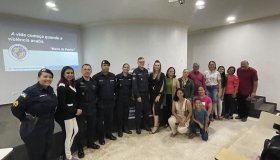 Juliana Nonato participa do evento Operação Shamar, realizado pela Policia...