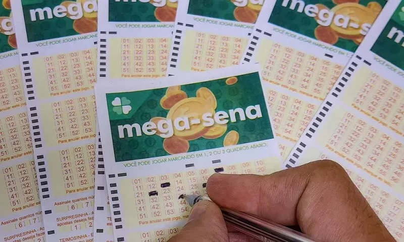 Bilhete da mega-sena — Foto: Agência Brasil