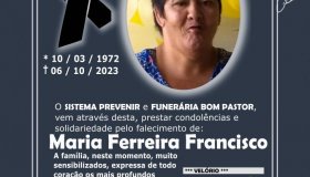 Nota de falecimento: Maria Ferreira Francisco
