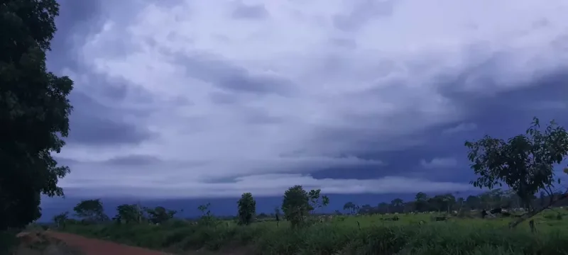 Tempo muda em Rondônia após onda de calor — Foto: Jônatas Boni/G1