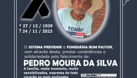NOTA DE FALECIMENTO PEDRO MOURA DA SILVA