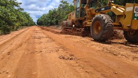 DER inicia recuperação e manutenção da RO-490 em Alto Alegre dos Parecis