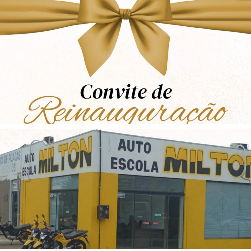 Reinauguração Auto Escola Milton