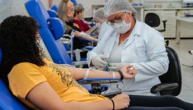 Fhemeron reforça a importância da doação de sangue para manutenção do...