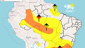 Inmet alerta para chuvas intensas em Rondônia entre esta sexta e sábado