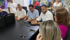 Prefeito de Rolim de Moura Aldo Júlio recebe deputado estadual Affonso...