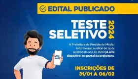Prefeitura abre processo seletivo com 340 vagas em Presidente Médici; veja...