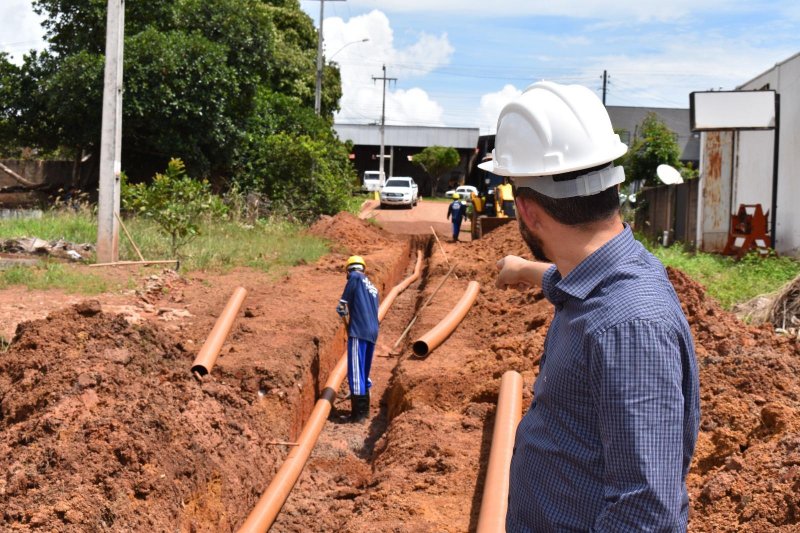 Rolim de Moura está entre os três municípios de Rondônia que mais investem em saneamento básico