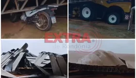 VÍDEO: tempestade provoca estragos e prejuízos em fazenda na região de...