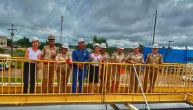 Estudantes participam de visitas guiadas à Estação de Tratamento de Água de...