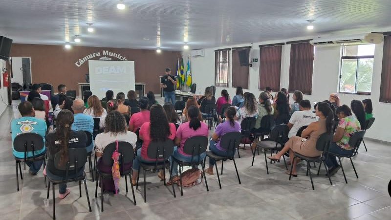 Foto 2 da matéria: Operação Atria é finalizada com palestra e orientações em Nova Brasilândia d' Oeste