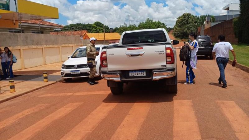 Foto 2 da matéria: Parceria entre Comtran e Detran fortalece com ações educativas