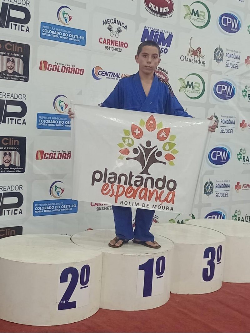 Rolim: Aluno do Projeto Plantando Esperança ganha Campeonato Estadual de Judô