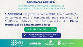 AGERROM e IFRO unem esforços para promover debate democrático e participativo...