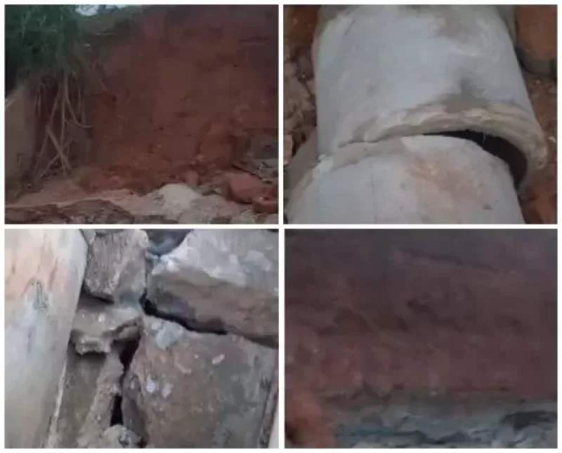 CEREJEIRAS: imagens mostram erosão “engolindo” asfalto na BR-435, no rio Araras, saída para Corumbiara; diretor comenta
