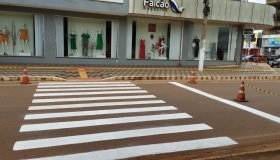 Comtran revitaliza a sinalização de Trânsito em Rolim de Moura